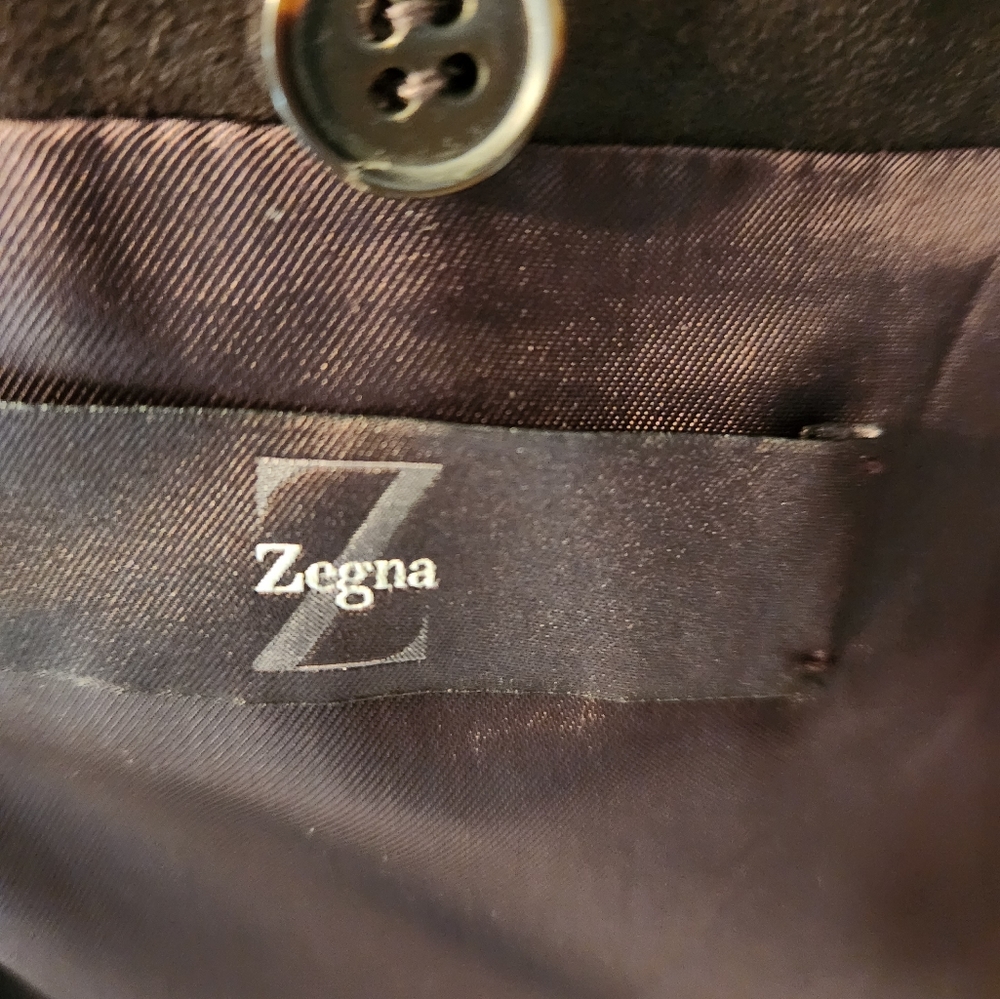 Zegna MEN'S LEATHER size 60 brown suede jkt..looks new - Picture 13 of 14